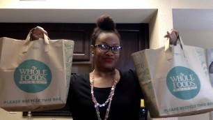 'IM BECOMING A VEAGN!  || WHOLE FOODS HAUL || 2015'