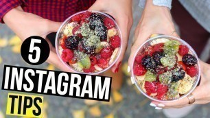 'How to Take BETTER Instagram Food Photos! 5 Hacks and Tricks!'