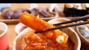 'Korean Street food (Tteokbokki, Fried food, Kimbap, Sundae, Fish cake)'