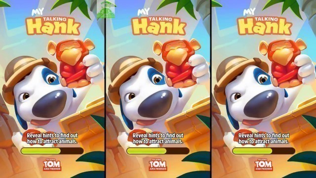 'My Talking Hank Android Gameplay - Place Food and Toys to Attract Animals Photographs with Bunny'