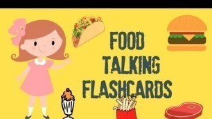 'Food Talking Flashcards'