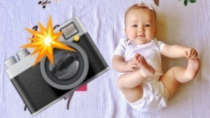 'Monthly baby pictures - How to get the perfect shot.'