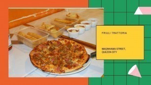 'FRIULI TRATTORIA SA MAGINHAWA STREET  BUKAS NA!! | EAT OUT FINALLY AFTER 7 MONTHS OF LOCKDOWN'