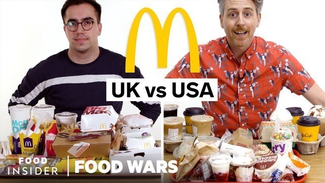 'US vs UK McDonald\'s | Food Wars'