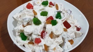 'Cream Fruit Chaat l Creamy Fruit Chaat Recipe l Pakistan Food Channel'