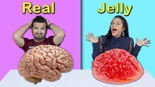 'Real Vs Jelly Food Food Challenge | Food Challenge India | Hungry Birds'