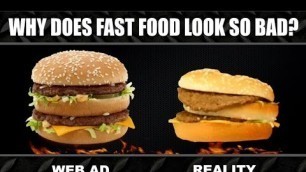 'Fast Food ADS vs. REALITY Experiment'