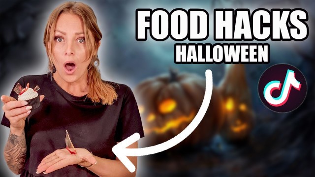 'JE TESTE DES FOOD HACKS TIKTOK HALLOWEEN !'