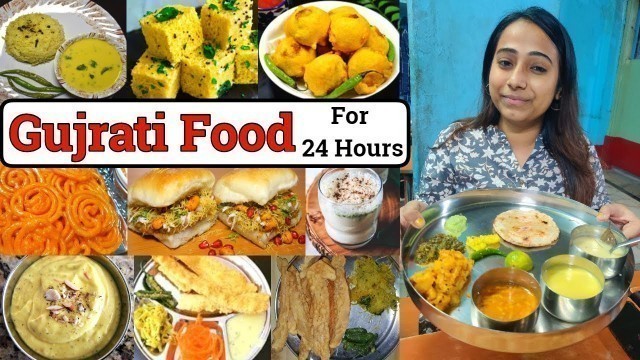 'I only ate Gujrati Food for 24 hours Food Challenge | Navratri Special | Veg Food'