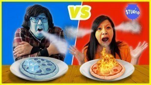 'Hot Food VS Cold Food CHALLENGE!!'