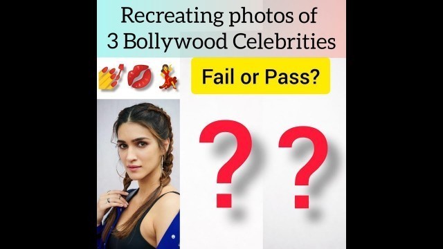 'Recreating Instagram Pictures of 3 Bollywood Celebrities || Saikia Sisters\' Vlogs'