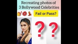 'Recreating Instagram Pictures of 3 Bollywood Celebrities || Saikia Sisters\' Vlogs'