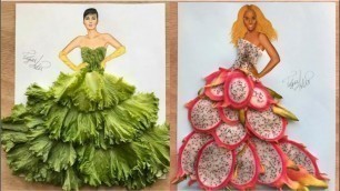 '32 Pictures of beautiful vegetable and fruit clothing. || Our World Story'