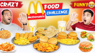 'EPIC MCDONALD\'S FOOD EATING CHALLENGE | McDonald\'s Veg Menu Challenge | Viwa Food World'