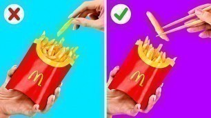 'Unusual Hacks For Fast Food Lovers'