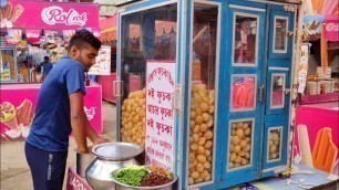 'Golgappa ( Panipuri / Fuchka ) - Bengali Street Food India - Indian Street Food Kolkata'