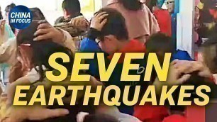 '7 earthquakes in 5 days in China county; China food crisis worsens, may disrupt global supply chain'