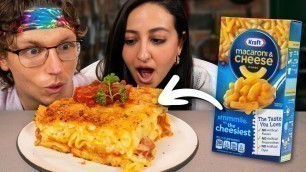 'Making Gourmet Mac And Cheese With Hot Dogs (Kid Food Upgrade)'