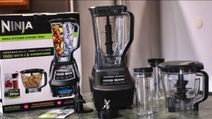 'Unboxing & Reviewing New NINJA Mega Kitchen System 1500 ~ Blender, Food Processor & 2 Nutri Cups'