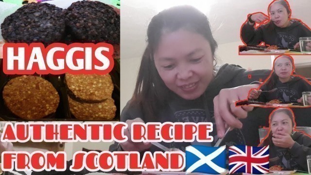 'HAGGIS AUTHENTIC RECIPE IN SCOTLAND / SCOTTISH FOOD'