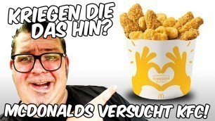 'MCDONALD\'S VERSUCHT KFC ZU SEIN | KRIEGEN DIE DAS HIN? Homestyle Chicken Bucket im Test'