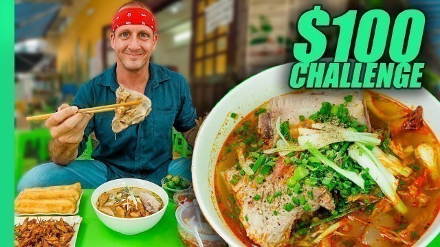 'Vietnam $100 Street Food Challenge!! Best Street Food in Danang!!!'