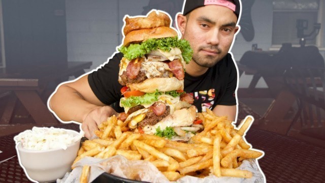 'SMOKIN TRIPLE BURGER CHALLENGE'