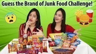 'GUESS THE BRAND OF JUNK FOOD CHALLENGE | Life Shots'