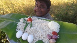 'முட்ட பொரிமசாலா | Egg with Puffed Rice | Murmura Recipes |Small boy suppu|'