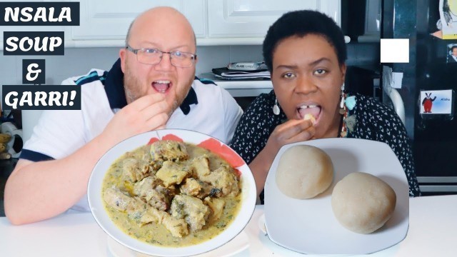 'SCOTTISH HUSBAND TRIES NIGERIAN FOOD!'