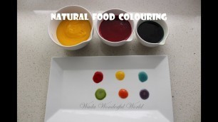 'Natural food Colouring /  Monica Wada / Wada Wonderful World Nail or Fail?'