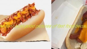 '12 food expectation vs  reality pictures that\'ll make you gag----Humorous truth----'