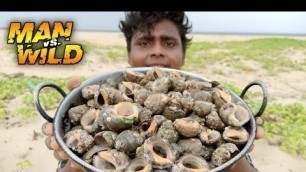 'கடல் நத்தை வேட்டை|Man Vs Wild Spoof|Sea Snail Hunting|Suppu vs Wild  Series 1|Village Food Safari'