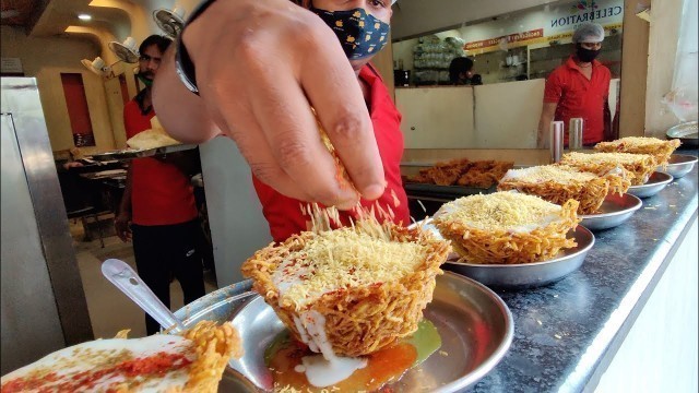 'Famous Aloo Tokri Chaat of Nashik | Basket Chaat | Indian Street Food'