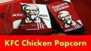 'KFC Style Spicy Chicken Popcorn Recipe...How to Make KFC Chicken Popcorn...'