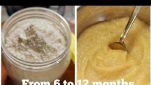 'Homemade Cerelac weight Gaining baby food for 6+ months babies | 1 minute video | Leafy Kitchen'