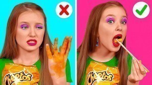 'COOL FOOD HACKS FOR REAL FOODIES! || Yummy Kitchen Hacks by 123 Go! Gold'