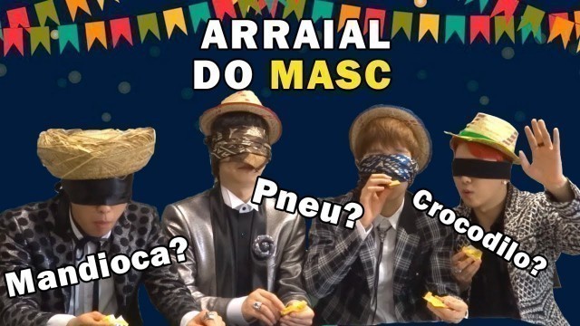 'MASC REAGE A COMIDAS BRASILEIRAS de festa junina | Kpop idol try brazilian food - Pt 1'