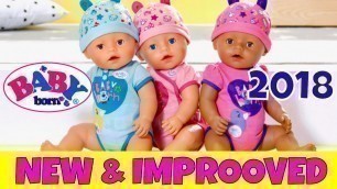 'WOW! New 2018 Baby Born Soft Touch Doll Reveal! Pictures, Video And Details About The New Baby Born!'