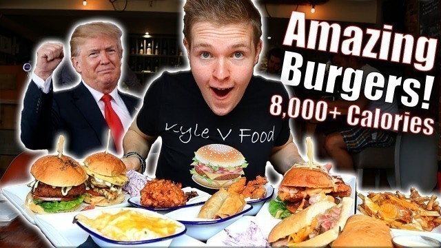 'THE ULTIMATE BRITISH PUB GRUB FOOD CHALLENGE! | 8,000+ CALORIES |'