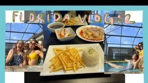 'TRYING OUT BRAZILIAN FOOD: LAZYING AROUND IN THE POOL: FLORIDA VLOG EPISODE 2'