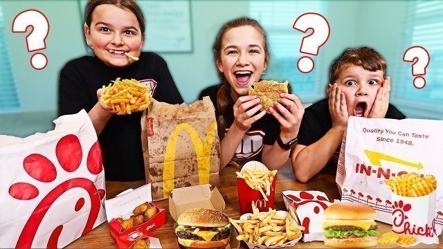 'GUESS The FAST FOOD Restaurant Challenge!! Winner Wins $1000!! | JKREW'