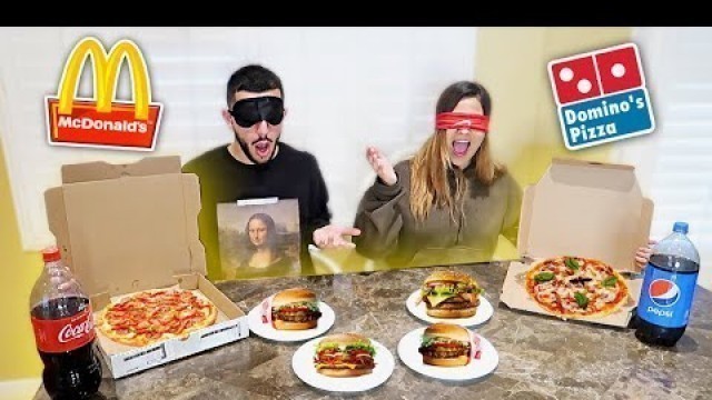 'BLIND FAST FOOD CHALLENGE! Loser has to...'