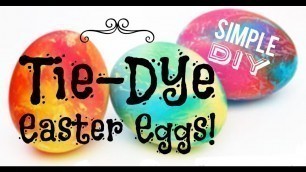 'Tie-Dye Easter Eggs, Simple Tie-Dye Coloring, Easter Egg Fun, Designs & Ideas!'