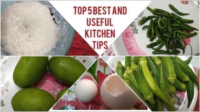 'Top 5 Best and Regular Useful Kitchen hacks || tips and tricks (In Bengali)'