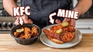 'Making KFC Hot Chicken Tenders At Home | But Better'