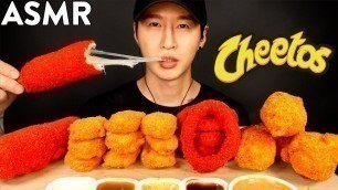 'MOST POPULAR FOOD FOR ASMR with CHEETOS (KFC, ONION RINGS, MOZZARELLA CORN DOG, CHICKEN NUGGETS)'