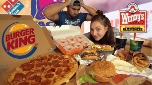 'American Fast Food Challenge | 10,000+ Calories'