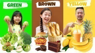 'LAST TO STOP EATING THEIR COLOR FOOD WINS 10,000 | Kaycee & Rachel in Wonderland Family'