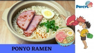 'STUDIO GHIBLI RECIPE #1 - Ponyo Ramen'